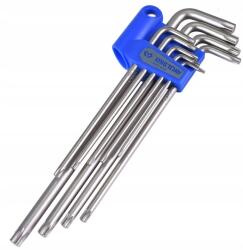 KING TONY Imbuszkulcsok 9db Torx Extra Hosszú T10-T50 King Tony 20319PR (20319PR)