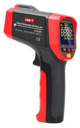 UNI-T Termometru IR pirometru digital UT302D+ UNI-T -32 C +1100 C D: S 20: 1 cu Certificat de Etalonare ISO 9001 inclus (085026)