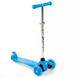  Háromkerekű LED-es roller kék (YW-MINI-881-KEK)