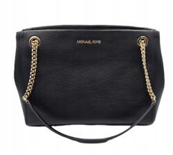 Michael Kors Jet Set Női Kézitáska, Vegán Anyagból, 31x23x12 cm (MKBLACK)