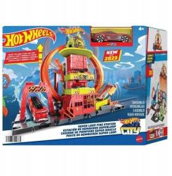 Mattel City Tűzoltóállomás Szuperhurokkal (0194735109661)
