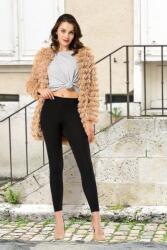 Namaldi Női vastagabb pamut leggingsz. Fekete 2XL-3XL