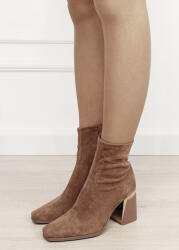 MARQUIIZ Botine dama camel cu toc gros 2908A 19 (2908ACAMEL-38)