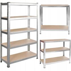 Humberg Tároló fém könyvespolc 150 x 75 x 30 cm Humberg 4840 (4840)