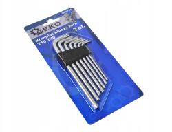 GEKO Torx Villáskulcs Készlet T10-T40 7db-os Furattal G01706 Geko (G01706)