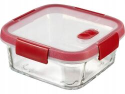 Keter Smart Cook" ételtároló, piros, 0, 7 l, szögletes, üveg, Curver (98753)