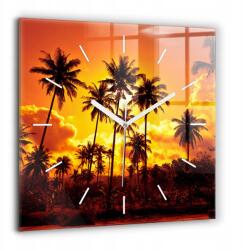  Fali Négyzet alakú Fotó Óra Üveg Thaiföld strand Klong Prao 60x60 cm (010010500080100271306)