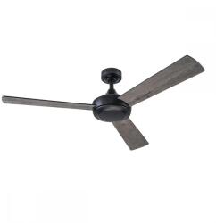 Elstead Lighting Lustră cu ventilator Pilote CFF-PILOTE-52-MBK, negru, metal (CFF-PILOTE-52-MBK)