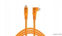 Tether Tools Kábel Tether Tools TetherPro Optima 10G Usb-c Egyenes Derékszögű 1.8m (CUC06RTG2-ORG)