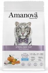 Amanova Cat Sterilised Fish Delicacy fehér hal 1, 5kg