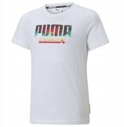 PUMA Gyerek póló Puma X Minecraft Graphic Tee Puma White 110 (4064537719435)