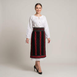 Ie traditionala Costum popular format din catrinta , brau si ie - Ramona 3