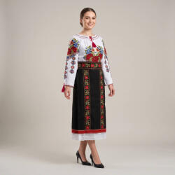 Ie traditionala Costum popular format din catrinta , brau si ie Inima Mare 2