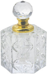 Clayre & Eef Sticla decorativa aurie transparenta 4x4x7 cm (61291)