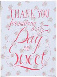 Clayre & Eef Tablou suspendabil cu mesaj motivational Thank You 30 cm x 40 cm (2244)