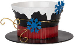 Clayre & Eef Decoratiune Craciun metal multicolor Ø 22x12 cm (66264)