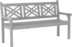 Mobikon Banca de gradina din lemn gri FABLA 150x58x88 cm (17723)