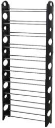 Mobikon Pantofar gri negru Botis 64x19.5x154 cm (13835) Pantofar