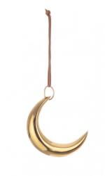 Bizzotto Ornament brad Luna aurie 12x3x9 cm (30670)