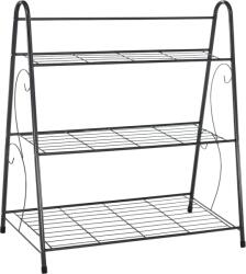Mobikon Raft 3 polite din metal gri Veruma 64x32x72 cm (17600) Raft