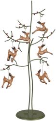 Clayre & Eef Decoratiune Craciun metal cu reni 20x12x44 cm (2547)