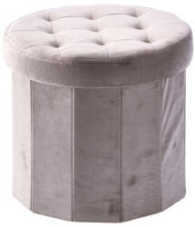 AdTrend Taburet catifea bej 38 x 36 cm (79676)