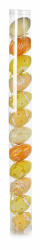 Decorer Set 12 oua decorative din plastic galben 4x6 cm (12413)