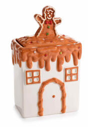Decorer Borcan Craciun casuta Turta Dulce 12x21.5 cm (28109)