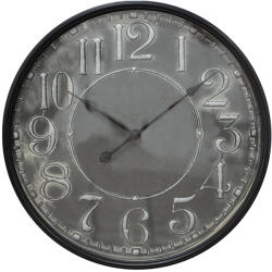Clayre & Eef Ceas perete negru gri 60x6 cm (21604)