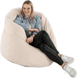 Mobikon Fotoliu tip puf textil bej Kenod 80x80x95 cm (18062)