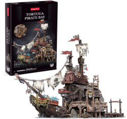  3D puzzle: Kalózhajó kikötővel