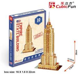  3D kicsi puzzle: Empire State Building CubicFun 3D épület makettek