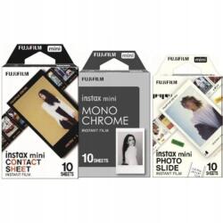 Fujifilm Instax Mini Film Classic Bundle FujiFilm utántöltő 26 db-os szett 3x 10 db (70100172326)
