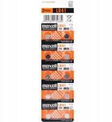 Maxell LR41/192 10BP alkáli elem (LR41 G3 L736 AG3 192)