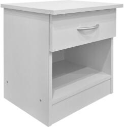 PAKOWORLD Noptieră Bedy bedside masă, Diverse culori, 40x34x42 cm (383-000127)