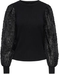 ONLY Pulover Onlglow Woven Mix O-Neck 15382123 C-N10 black