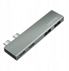 LogiLink Usb 3.2 Gen1 hub Macbook LogiLink 4 az 1-ben Thunderbolt 3 Pd 100 W 5K 60Hz (UA0399)