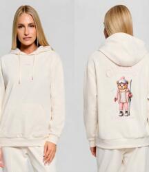 GUESS fabrizia hoodie sweatshirt m | Femei | Hanorace | Krémová | V6BQ17K6354-G012