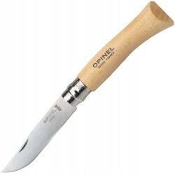 Opinel 000693 Vri N°07 Inox zsebkés 8 cm, bükkfa (noz opinel n07)