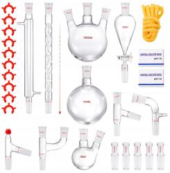 Vevor Laboratóriumi üveg készlet 1000ML Laboratóriumi desztillációs készlet