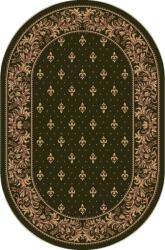 LOTOS Covor Oval Bisericesc Lotos 15033-310, Marime 150 x 230 cm, Verde, Inaltime Fir 8 mm, Antialergic, Polipropilena, Manastire, Biserica, Altar, Naos, Pronaos, Capela, Chilie, Hol, Birou Covor