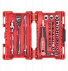 Milwaukee 1/4" dugókulcs készlet racsnival és bitekkel (38 db) Milwaukee 4932479096 (4932479096)