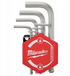 Milwaukee Imbuszkulcs készlet 9 db 1, 5-10 mm hajlított rövid Milwaukee (4058546417666)