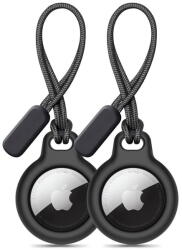Tech-Protect Husa Tech Protect Rough Chain 2 Pack Apple AirTag Black (5906302360772) Geanta voiaj