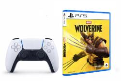Sony PlayStation 5 DualSense Wireless Controller White + Marvels Wolverine (MSX005DS1B4)