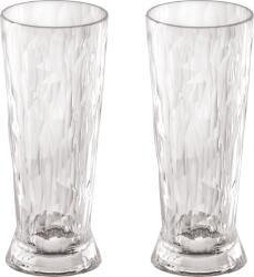 Koziol Pahare de bere din plastic Club No. 10 Tritan 300 ml, transparente, 2 buc (19410535) Pahar
