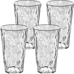 Koziol Pahare din plastic Club No. 30 Tritan 400 ml, transparente, 4 buc (19430535) Pahar