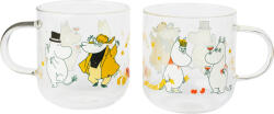 Arabia Căni din sticlă Arabia Finland Moomin Gift of love 300 ml, 2 buc (1086522)