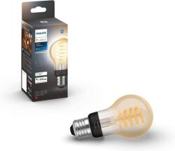 Philips White Ambiance Filament A60 E27 LED Izzó 7W, Bluetooth, Dimmelhető, Állítható Fehér Fény, Meleg és Hideg Fehér