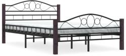 vidaXL fém ágykeret matrac nélkül 120x200 cm - fekete